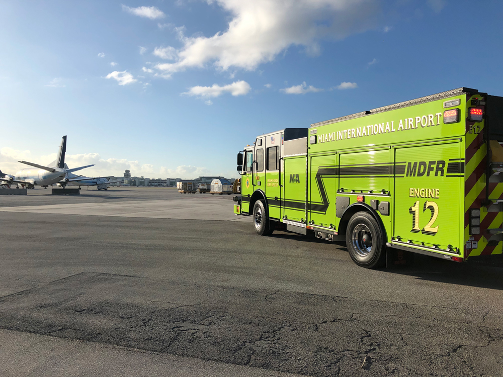 Miami-Dade Fire Rescue Aviation Division truck image