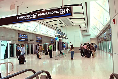Interior of skytrain station