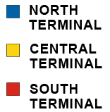 MIA's North - Central - South Terminals