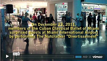 Random Acts of Culture™ hits the sky: Cuban Classical Ballet @ Miami International Airport