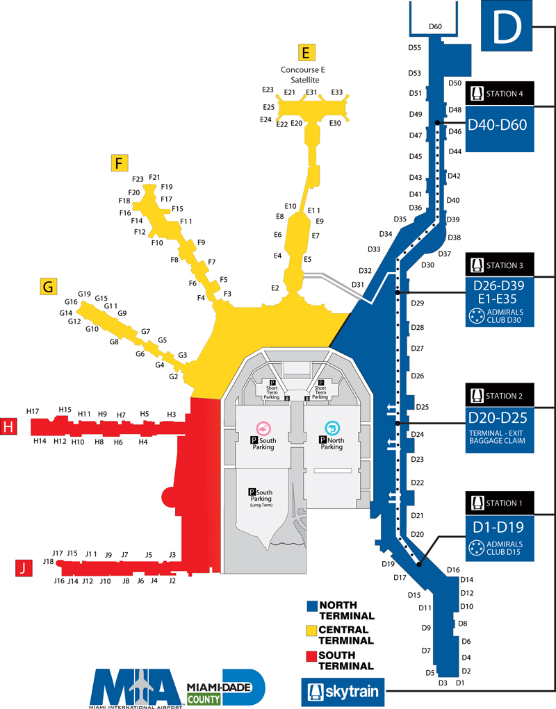 Miami International American Airlines Terminal Skytrain - Miami International Airport